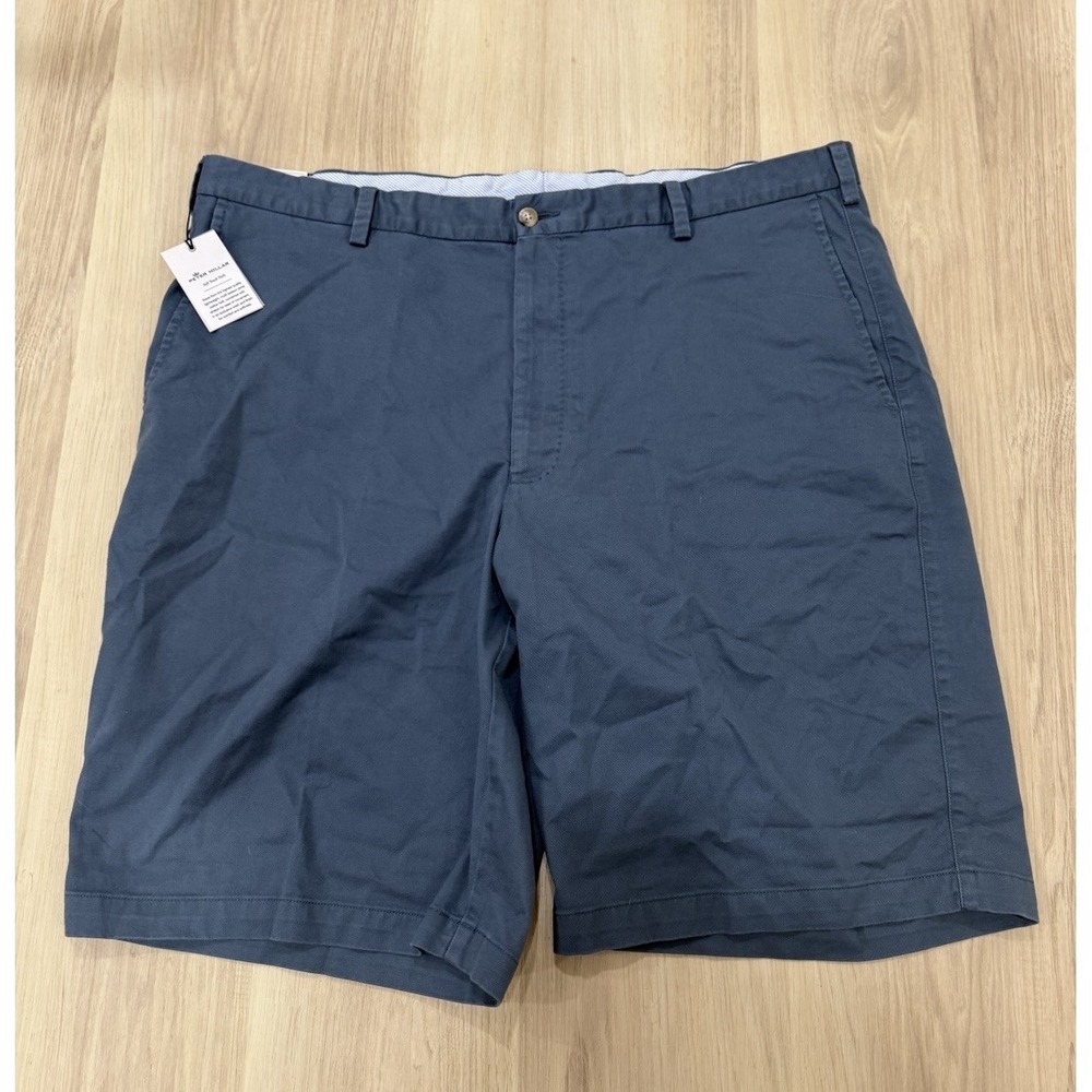 NWT Peter Millar Soft Touch Twill Shorts 10" Golf Men's Size 42 Stretch Navy